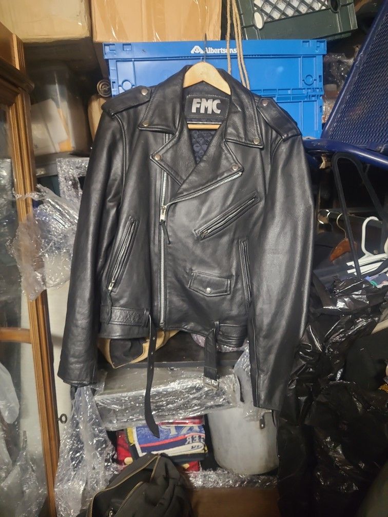 FMC Leather Motorcycle Jacket