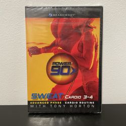 Power 90 Sweat 3-4 DVD NEW SEALED Advanced Phase Tony Horton P90X