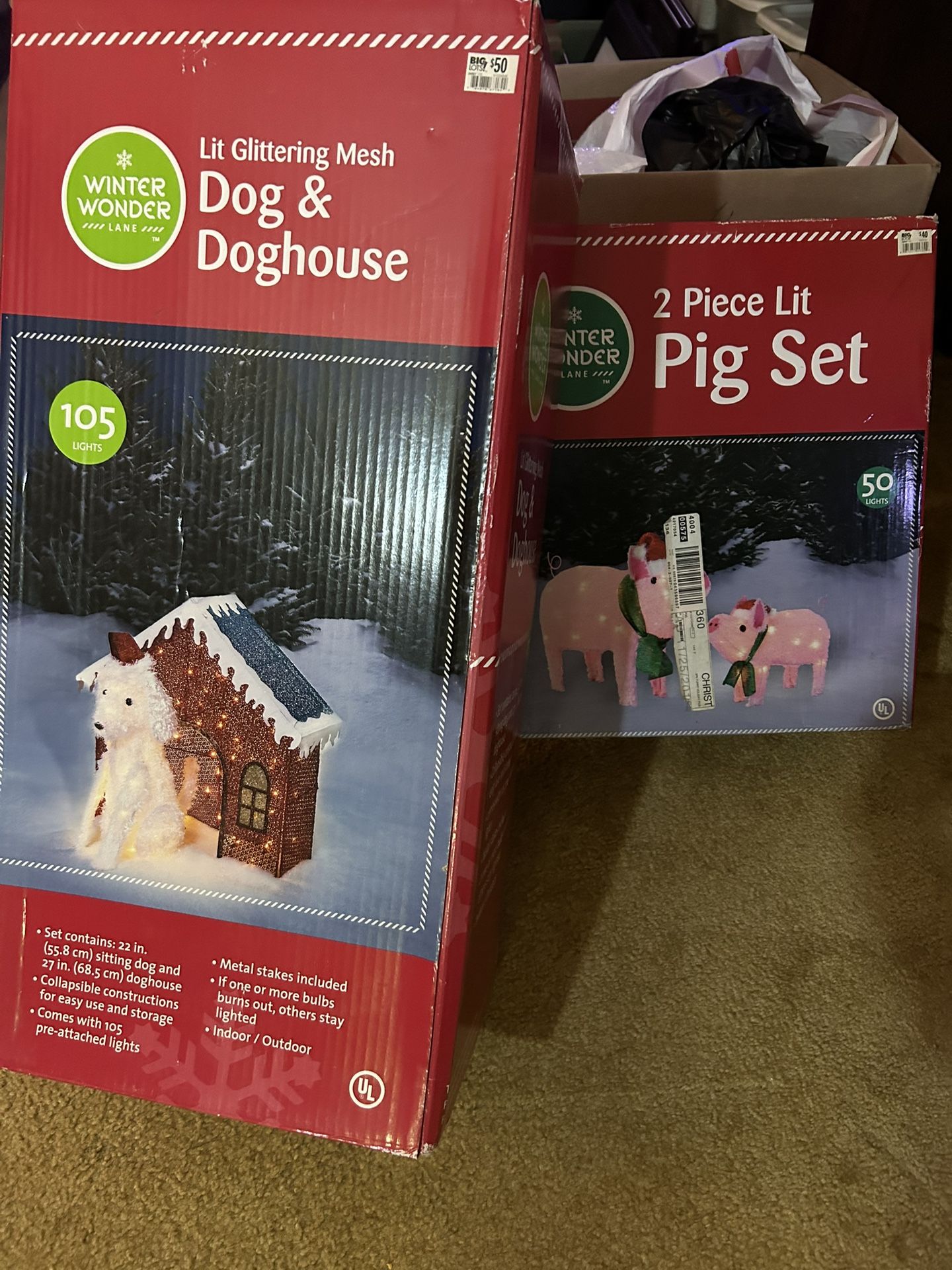 Christmas Outdoor Lighted Decorations “Reduced”