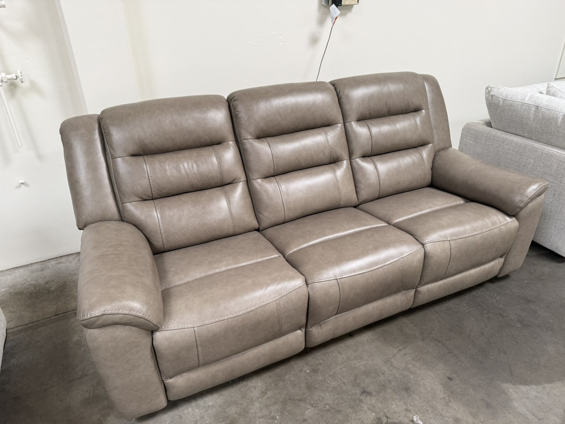 Costco Mason Leather Power Reclining Sofa with Power Headrests