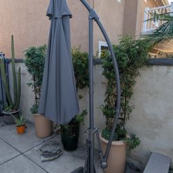 CHS Hot Tub Shadow 9' Umbrella with Base Plate