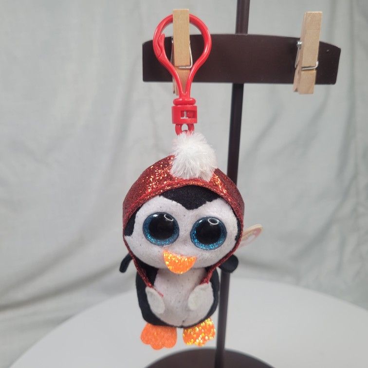 TY Beanie Boos GALE the Penguin Keychain NWT