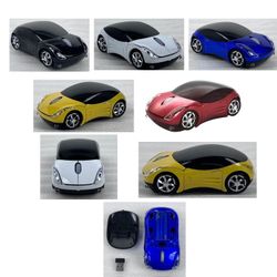 Computer Wireless Mouse Maserati Car Shape Optical Mice USB 2.4Ghz 2 Button for PC Laptop