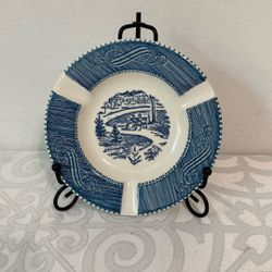 VNTG Currier & Ives Ashtray 5.25” Central Park EUC