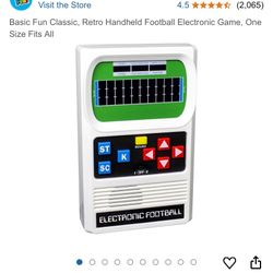 Retro Handheld Football Electronic Game