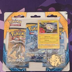 Sun & moon base set 3 pack blister (togedemaru)
