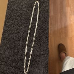 925 silver chain Cuban