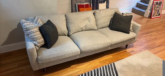 Mid-Century Modern 3-Cushion Sofa