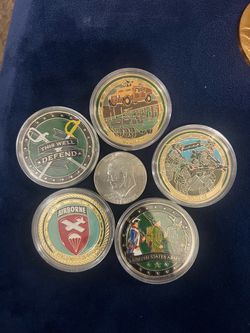 U.S. Army Commemorative Coin (5 different pieces)