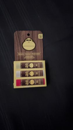Sunbum 3 pack SPF lip balm