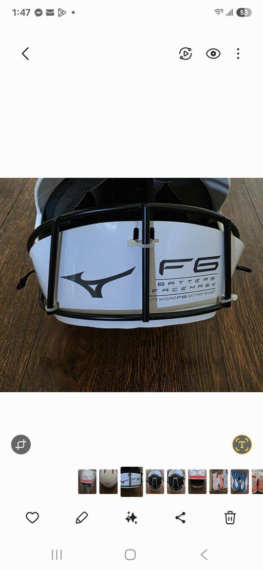 Brand New F6 Fastpitch Softball Batting Helmet