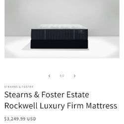 '14.5 King Size Sterns And Foster Luxury Rockwell Firm