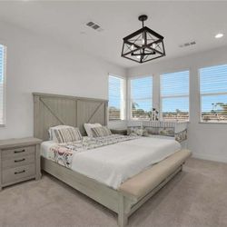 Brashland  King Crossbuck Panel Bed