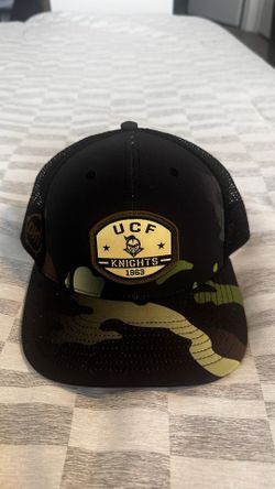 Stylish UCF Snapback Hat – Black & Camo – Knights Cap 🧢