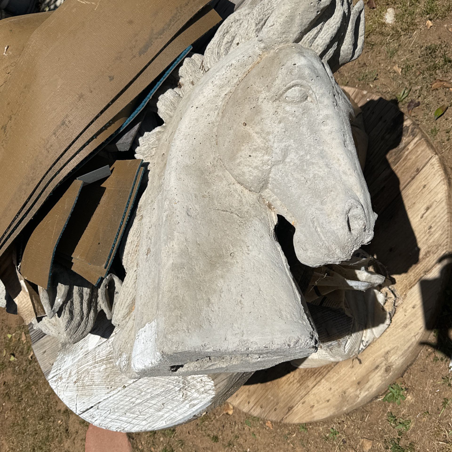 Horse Concrete Statue