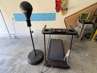 Walking Pad Treadmill & Punching Reflex Bag – Excellent Condition