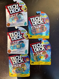 Sponge Bob Tech Decks Lot