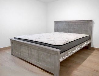 Queen bed and mattress