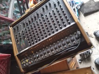 Vintage 12-Channel Audio Mixing Console