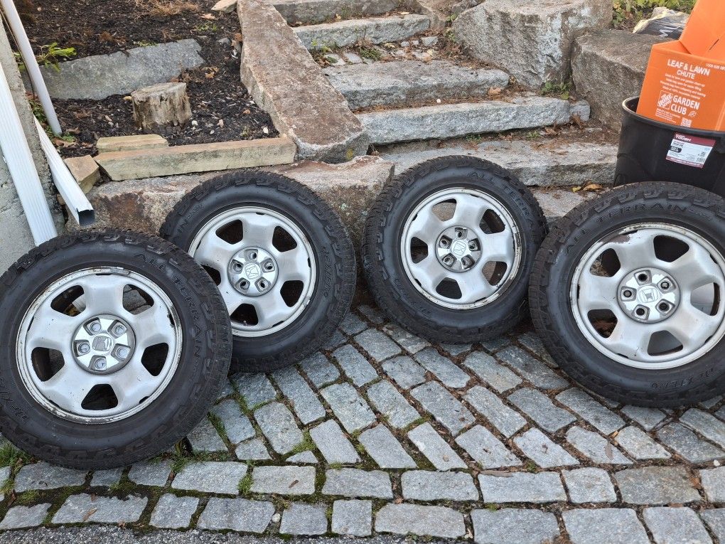 Honda Rims with Great Tires