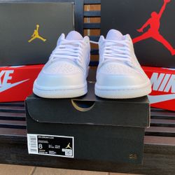Air Jordan 1 Low White/white-white