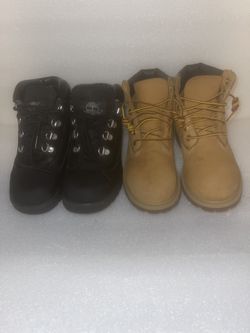 Timberland Boots kids size 13 -TWO PAIRS