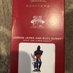 Hallmark LeBron James and bugs bunny ornament