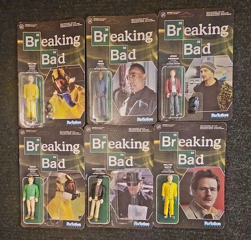 X6 2015 Mini Breaking Bad Collectible Figurines (See Ad)