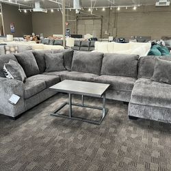 NEW Grey Sectional Sofa
