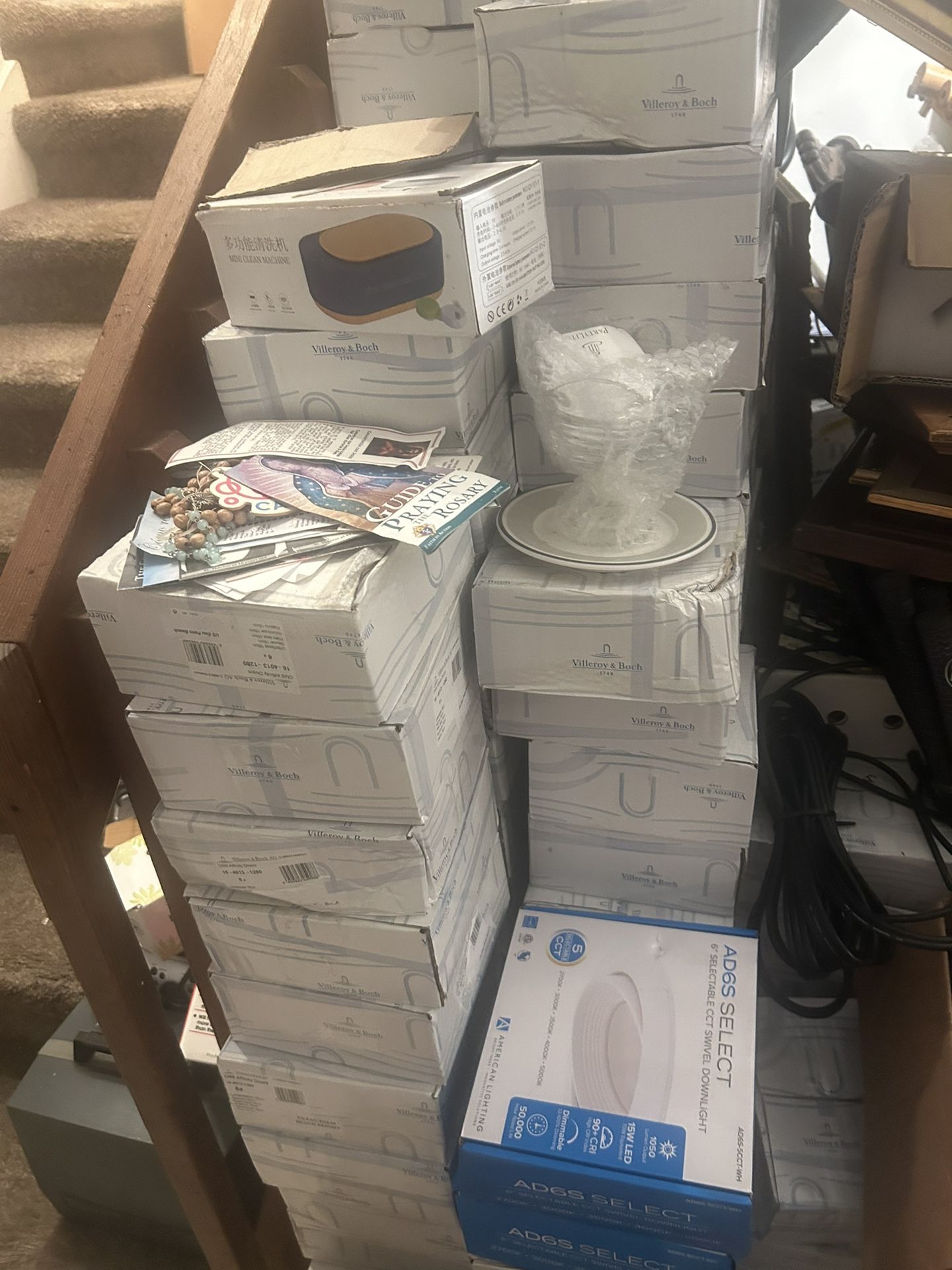 50 Boxes Of Villeroy And Bach Saucers Each Box Has 6 Saucers $12 Each