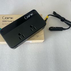 Inverter - 200 Watt 110 Volt Inverter With Usb And Usb C Port