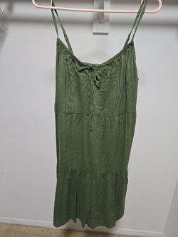 Green summer dress