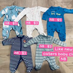 Carters Baby Clothes. NB (pick up at Mira Mesa 92126)