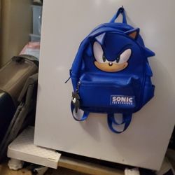 New Sonic The Hedgehog Mini Backpack