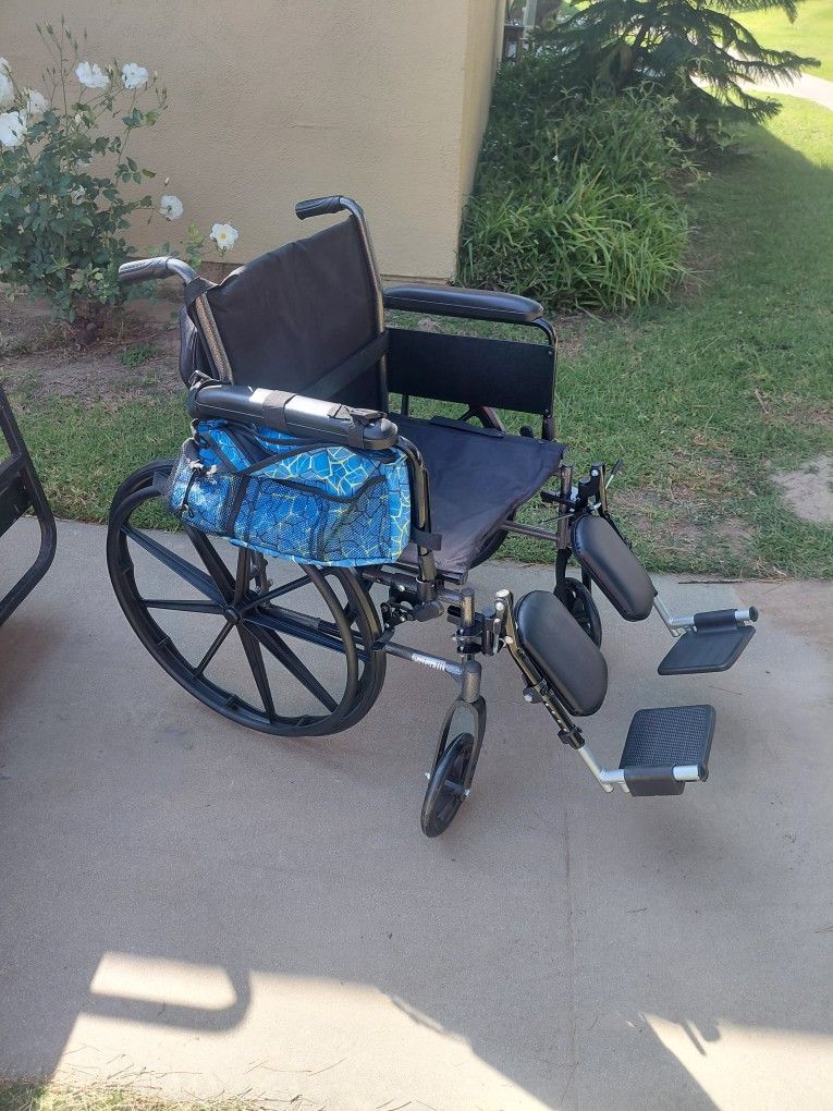 Brand New Wheelchair Never Used. Footrest And Extra Cushion For The Seat.
