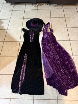 Purple witch Halloween costume - small