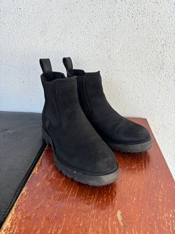 Ariat Wexford Lug Waterproof Women's Size 8 Black Suede Chelsea Boots