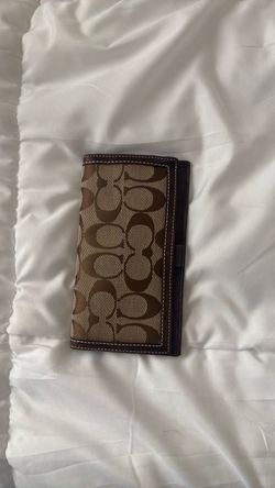 Brown coach wallet