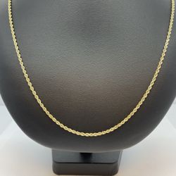 14 k Gold Rope Chain. Used.