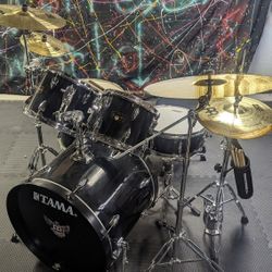 5 Piece Tama Imperialstar Drum Set