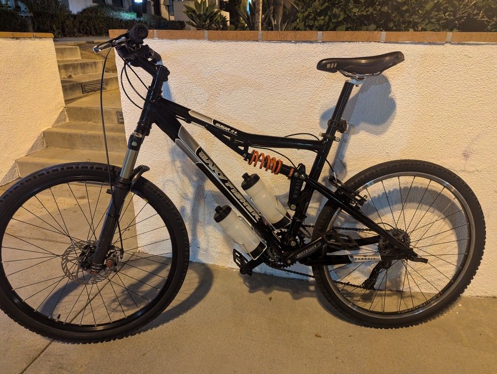 Gary Fisher Sugar 4+ Full Suspension Aluminum Crosscountry Mountain Bike Size Medium