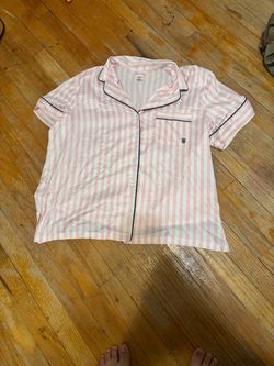 Victoria's Secret Pink Striped Pajama Top