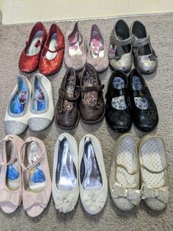 Size 10 Girls Shoes / 13 Pairs For 20