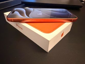 Only With T-Mibile. Apple iPhone in Coral/Orange