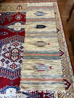 Vintage Fish rug runner