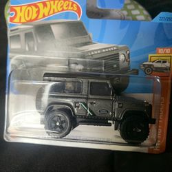Hot Wheels Short Card Land Rover Defender 90