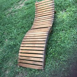 Wood Outdoor Chaise Loungers