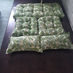 Patio Cushions Setee 2 Chair Pillows And To Pillows For Setee