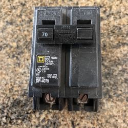 70 Amp 2 Pole Square D Breaker