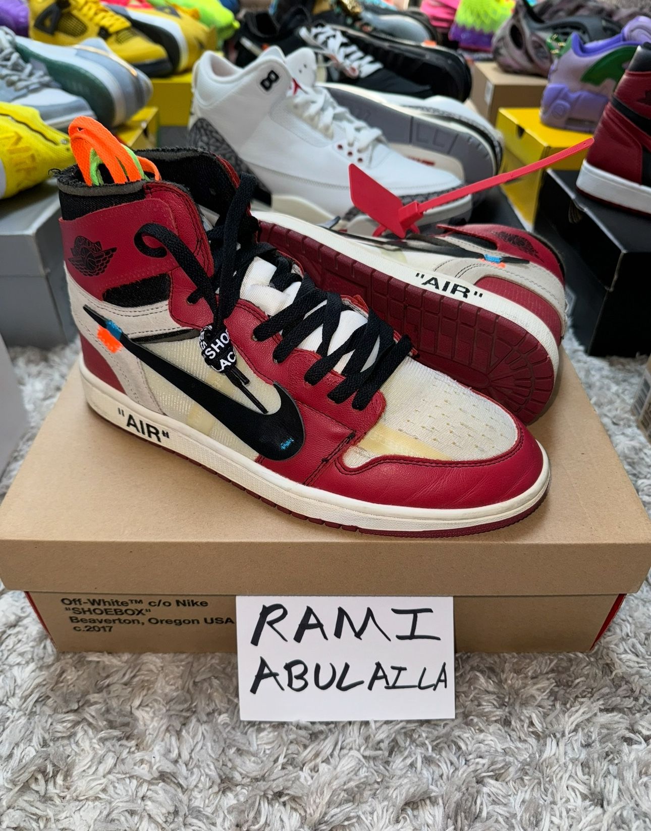 Jordan 1 Retro High Off-White Chicago (size 10.5)